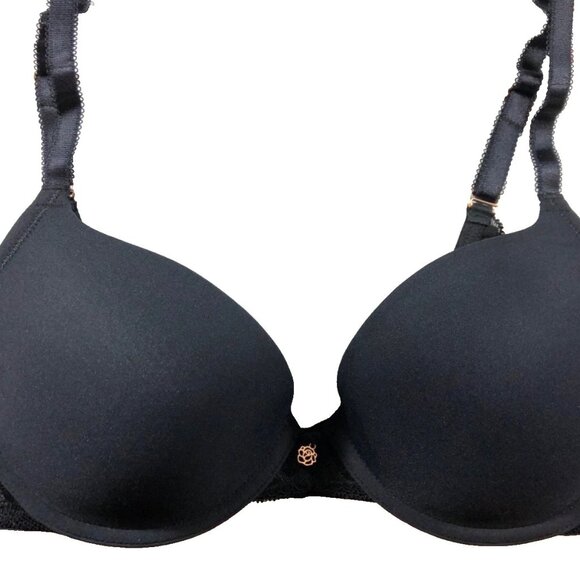 Skarlett Blue Navy Blue Lace Adjustable Bra 34B - Picture 1 of 6